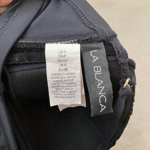 La Blanca Goddess Island Twist Bandeau Swimsuit - Picture 6 of 9